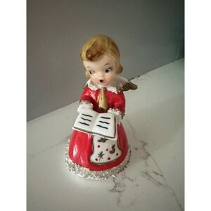 Vintage HTF Christmas Choir Angel Bell Blond Hair